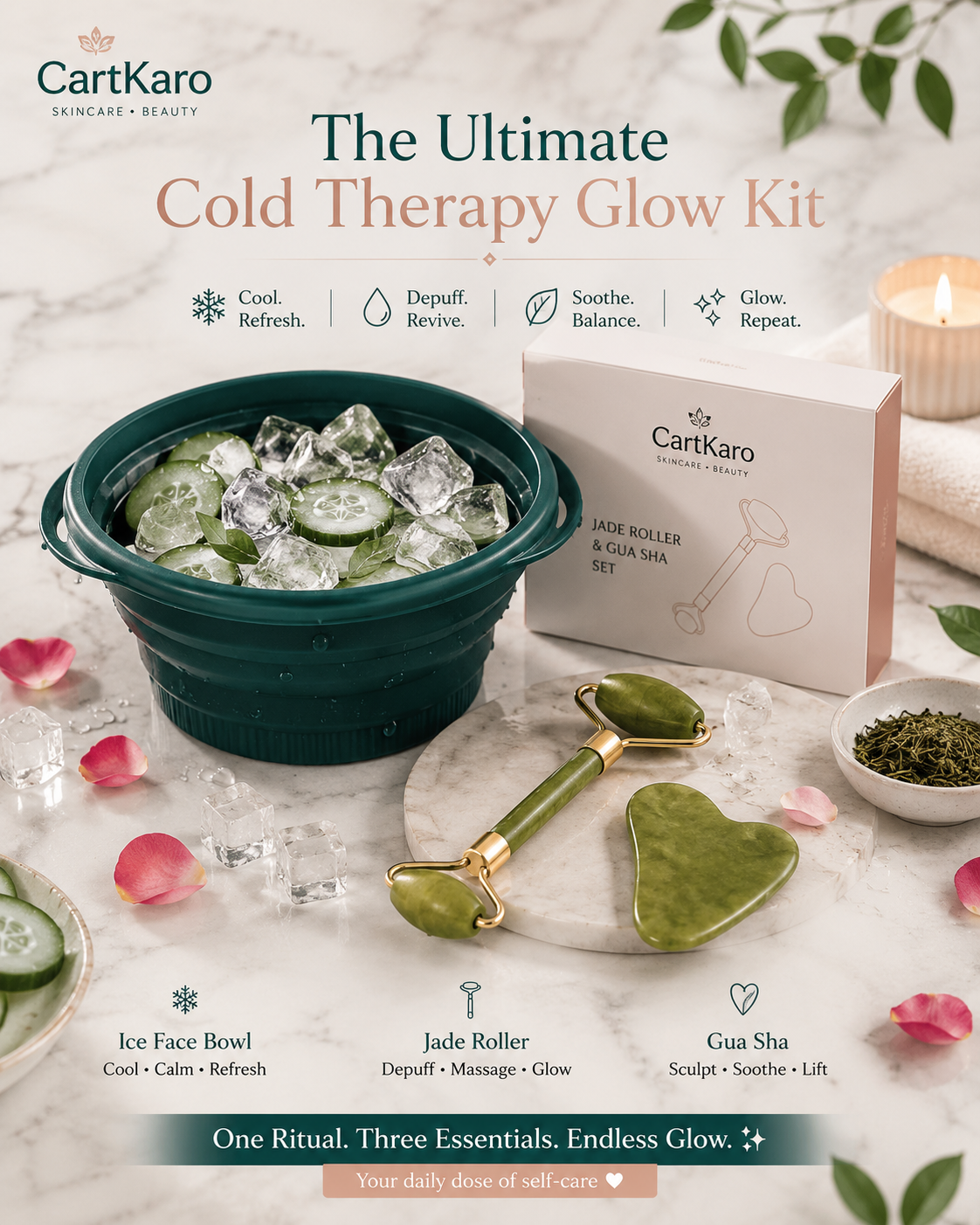 Jade Roller & Gua Sha Set ✨