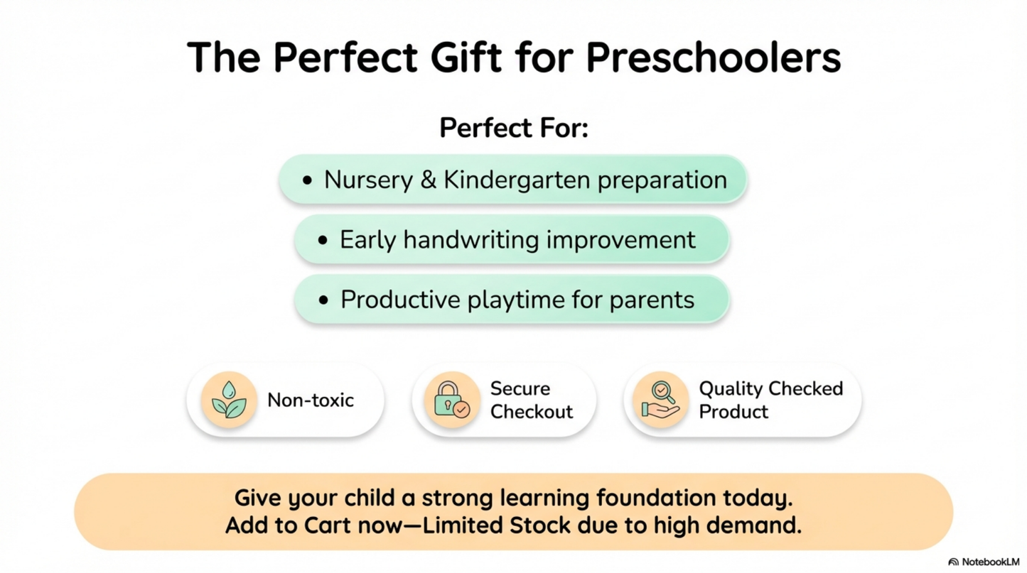 Reusable Writing Kit For Kids